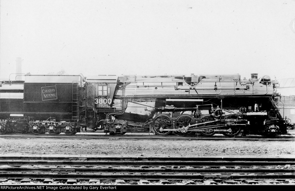 CN 2-8-2 #3800 - Canadian National